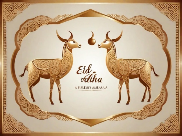 Foto el trasfondo de eid al adha
