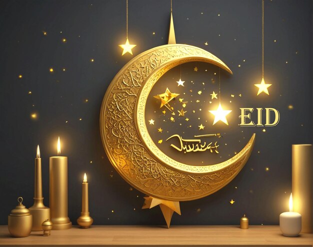 Foto el trasfondo de eid mubarak