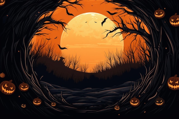 El trasfondo de Halloween
