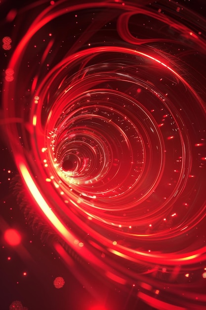 trasfondo radiante hay un vórtice circular espiral con halos circulares y iluminación abstracta e