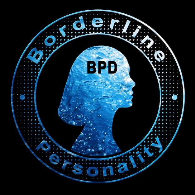 Foto trastorno fronterizo de la personalidad (bpd) conceptos psicológicos femeninos