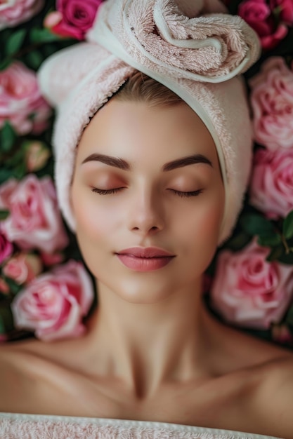 Tratamento de beleza facial spa