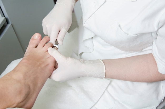 Foto tratamento de pedicure