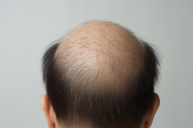 Tratamento de perda de cabelo de homem Falha de estresse Gerar Ai