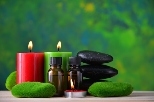 Tratamento de spa. Essência de aromaterapia