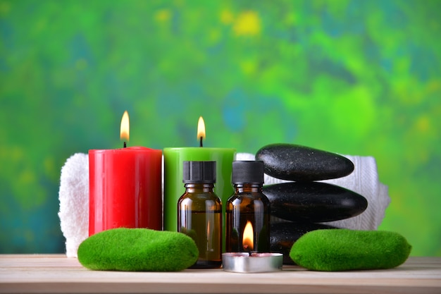 Tratamento de spa. Essência de aromaterapia