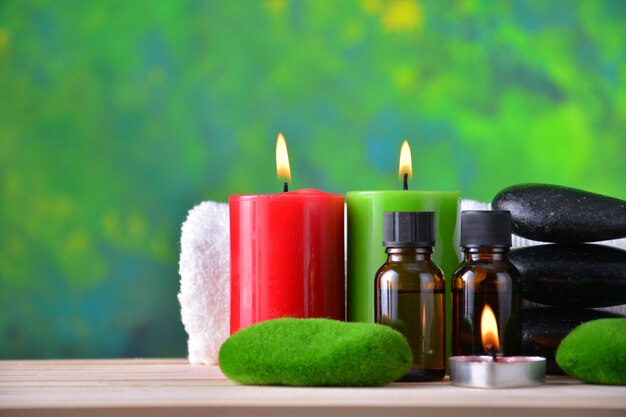 Tratamento de spa. Essência de aromaterapia