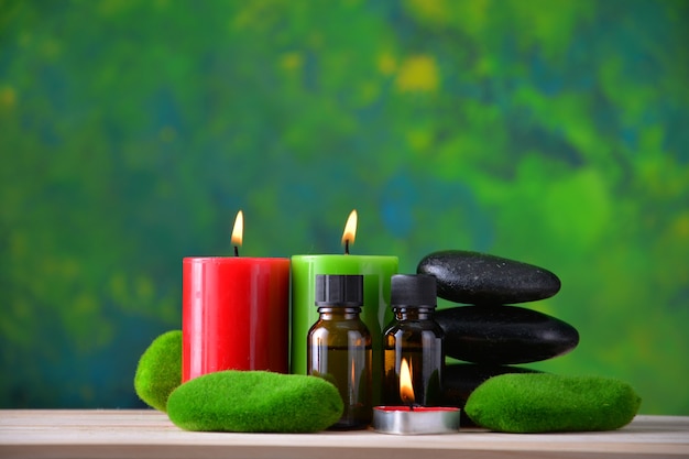 Tratamiento de spa. Esencia de aromaterapia