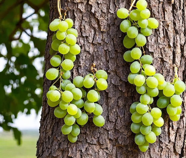 Trauben am Baum