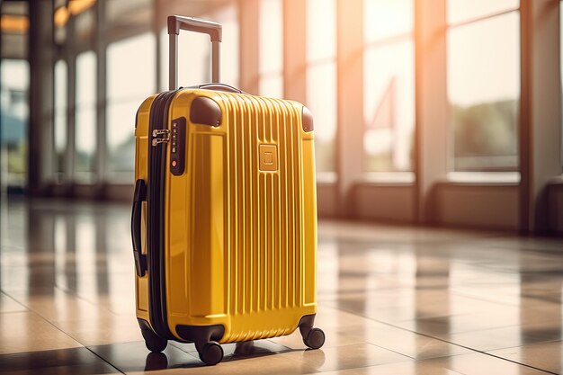 Travel Magic Der gelbe Beutel, der bei Flughafenabenteuern glänzt