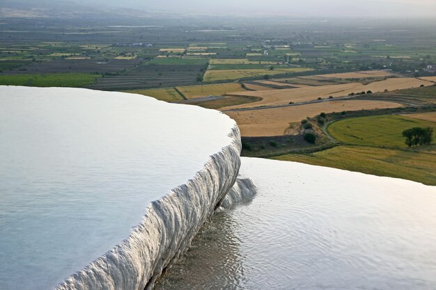 Travertine in Pamukkale, Türkei