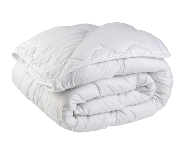 travesseiro e cobertor de linho de tecido acolchoado