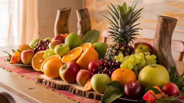 Trazendo frutas para a mesa