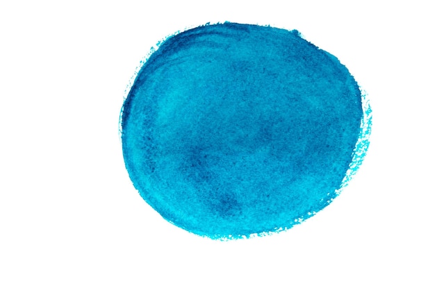 Trazo de círculo abstracto azul