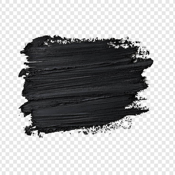 Foto trazo negro aislado en transparente