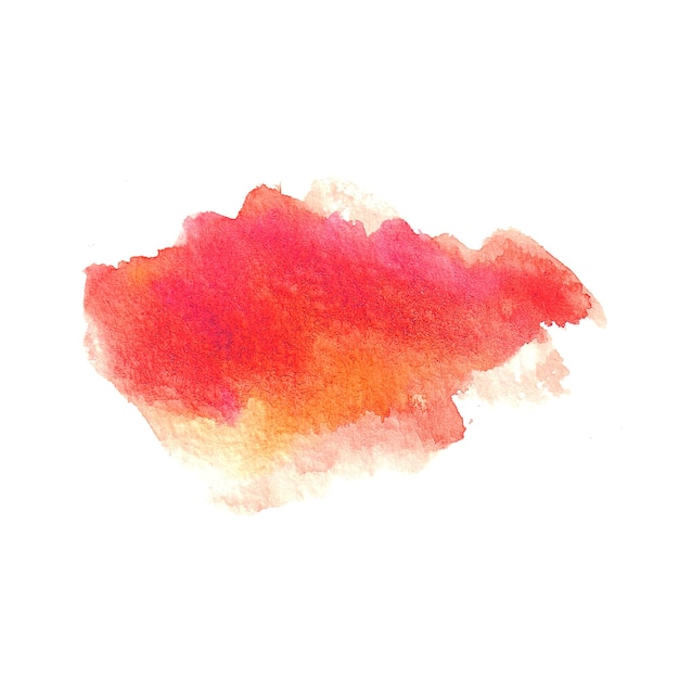 Los trazos de acuarela roja y naranja de fuego irradian calor y vitalidad un patrón abstracto dinámico