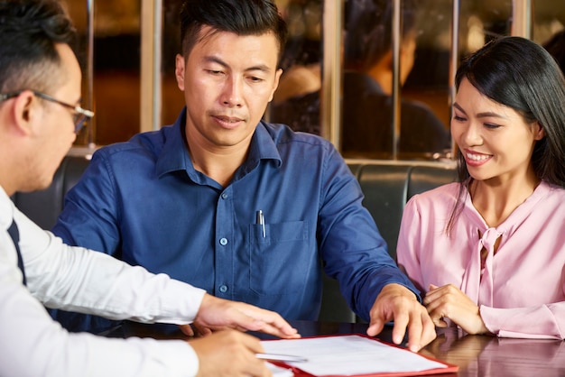 Treffen mit dem Finanzberater