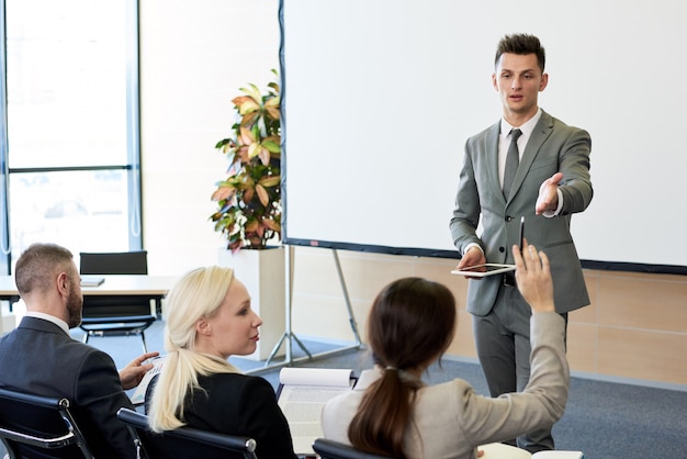 Treinador de Negócios no Seminário