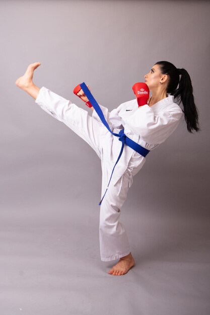 Foto treinamento de karate