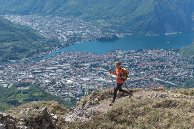 Trekking in den Alpen