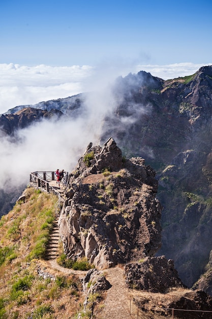 Trekking von Pico do Arieiro zum Pico Ruivo, Insel Madeira, Portugal