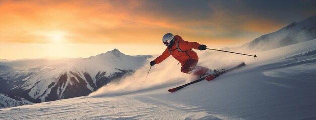 Trekman Winter aktive Landschaft Schnee Snowboard Reisen Bergsteigen Natur Sport