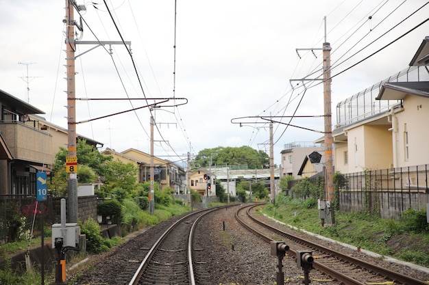 Trem do Japão, ferrovia do Japão em Kyoto