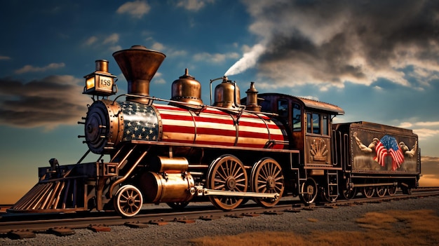 Tren antiguo de EE.UU.