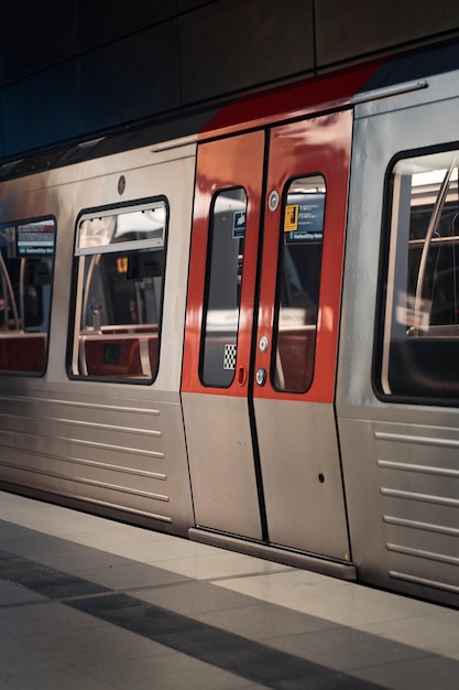 Tren en la estación de ferrocarril