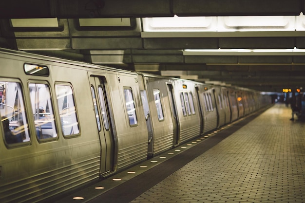 El tren en la estación de tren