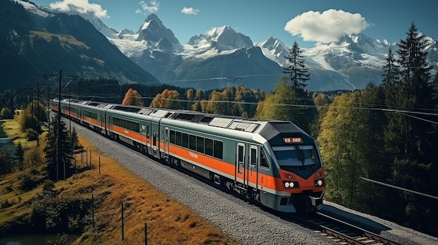 tren en el ferrocarril