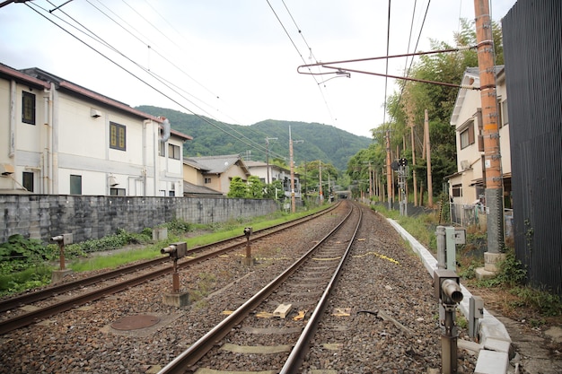 Tren de Japón, ferrocarril japonés en Kioto