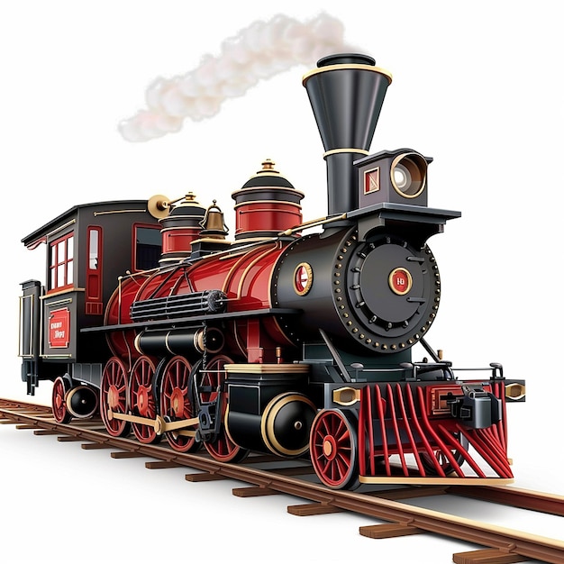 un tren modelo con la palabra vapor en el frente