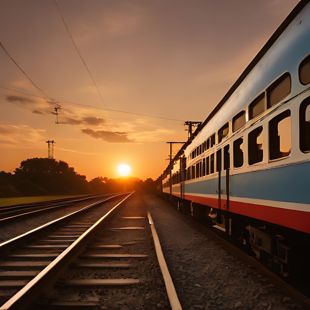 Foto un tren con la palabra brea en el lado