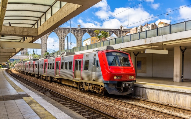 Tren regional en Lisboa - Portugal