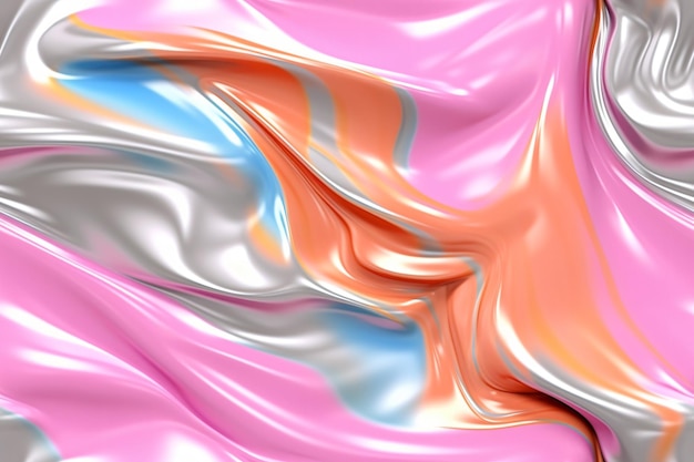 Trendy Colorful Liquid Pattern Ai generativo