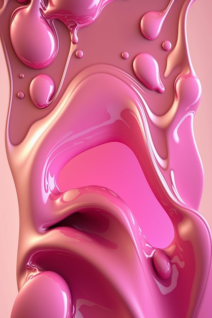 Trendy Fluid Background Ai generative