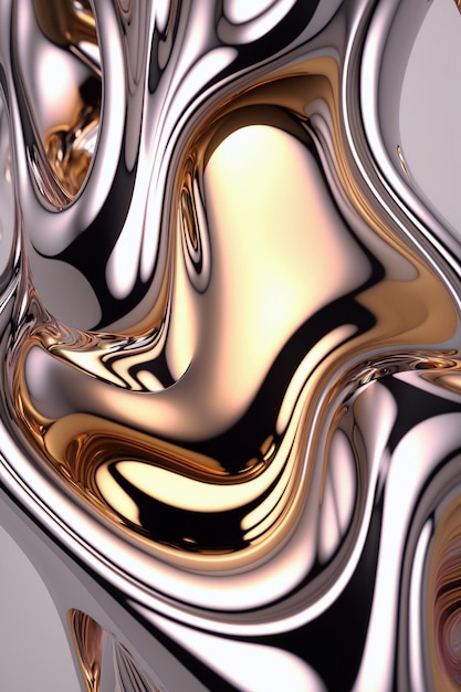 Trendy Fluid Background Ai generative