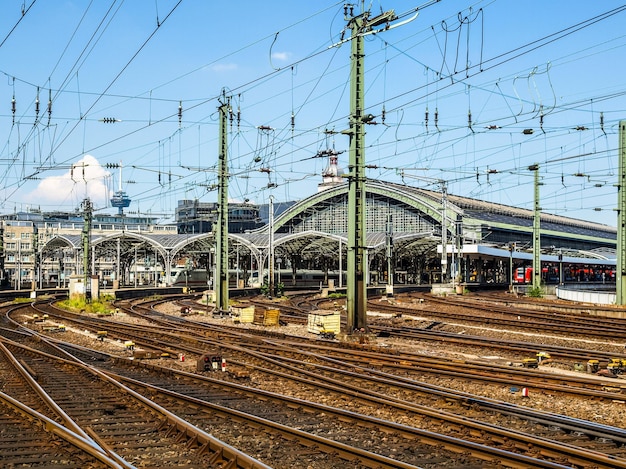 Trenes HDR en la estación