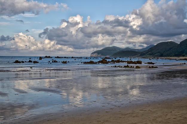 Trengandin Strand in Noja Kantabrien Spanien