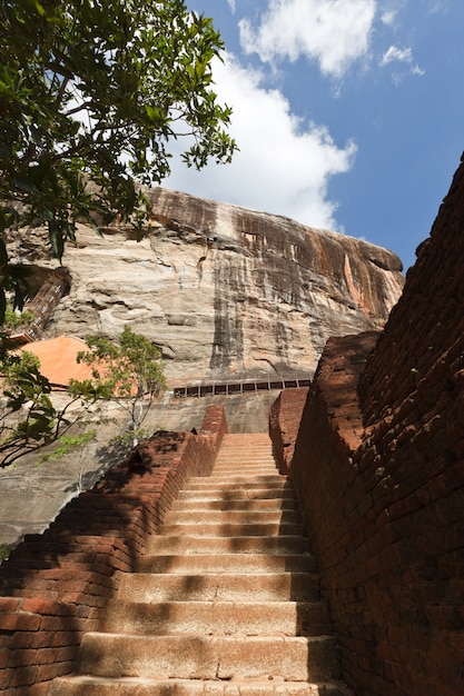 Treppe in Sigiriya