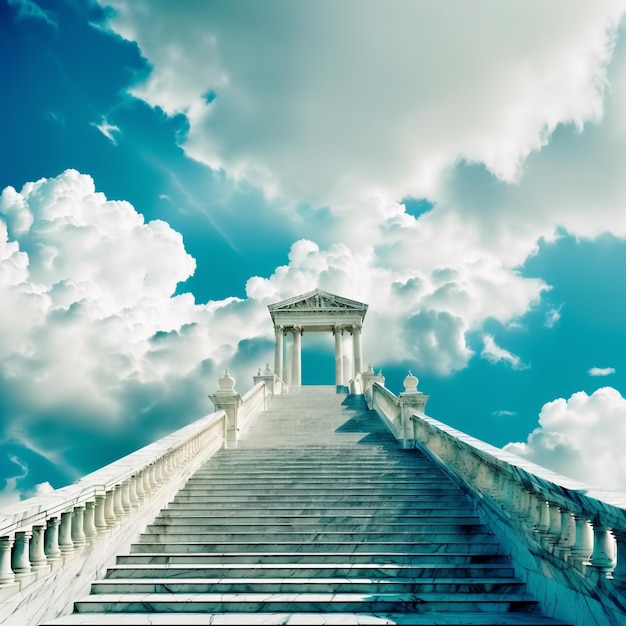 Treppe zum Himmel Generative KI