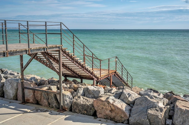 Treppe zum Schwarzen Meer