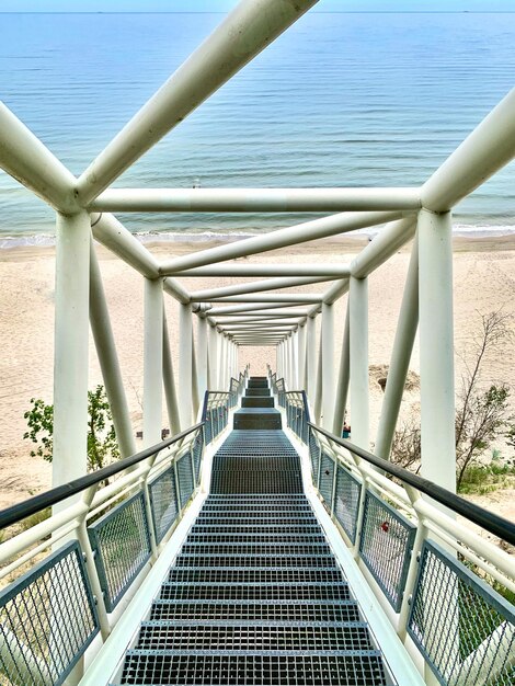 Foto treppe zum strand