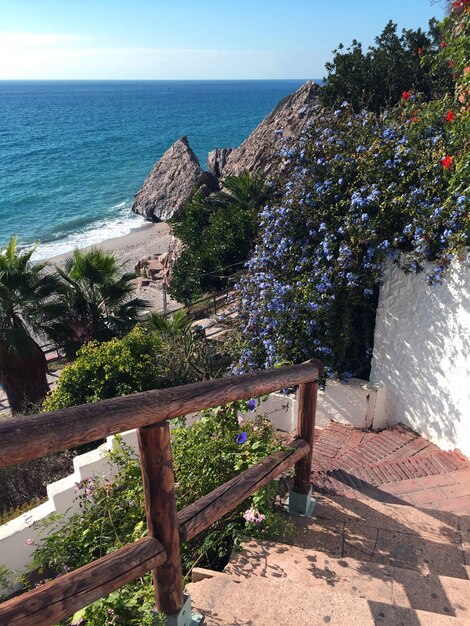 Treppe zum Strand