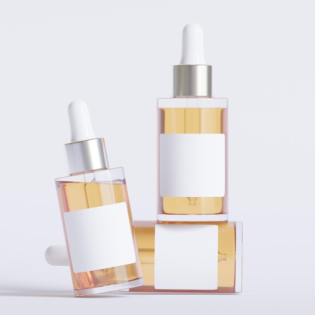 Três garrafas de perfume com uma que diz "quot the top quot"