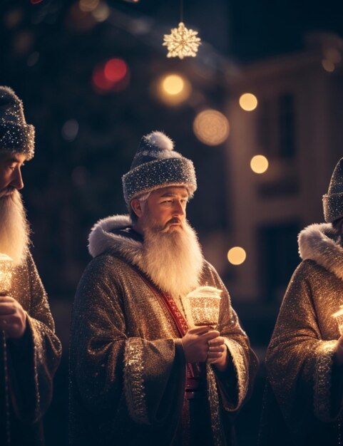 Foto los tres hombres sabios