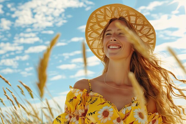 Foto tres mujeres jóvenes con elegantes trajes de verano divirtiéndose al aire libre