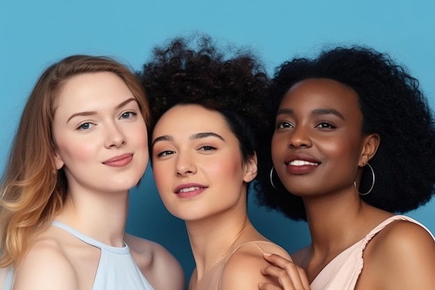 Tres mujeres posando para una foto