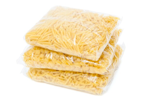 Tres paquetes de pasta